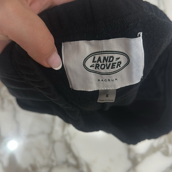 Land Rover Pacsun Black Sweat Shorts Womens Size S Athletic Lounge Comfortable - Picture 4 of 4